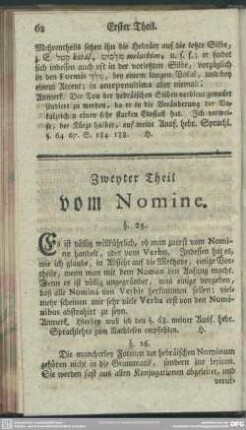 Zweiter Theil vom Nomine