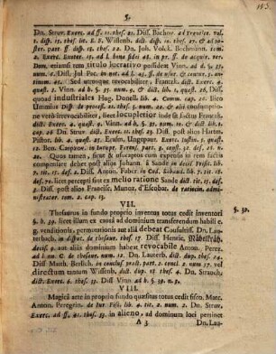 Positionum Controversarum Exercitatio IV. Occasione Tit. I. Lib. II. Instit. Imper.