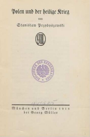 Polen und der heilige Krieg