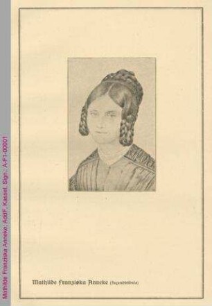 Porträt von Mathilde Franziska Anneke