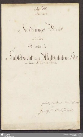 Förderungs Bericht über das Berggebäude Kühschacht samt Mathusalem Fdgr. vor dem Erbischen Thore - 17.6666 4.
