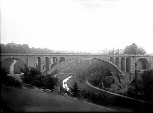 Luxemborg, Adolph-Brücke / Pont Adolphe