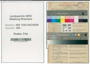 Entnazifizierung Fritz Roelen , geb. 21.11.1891 (Bergbauangestellter)
