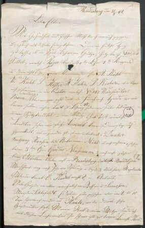 Rendsburg, 31.8.1848