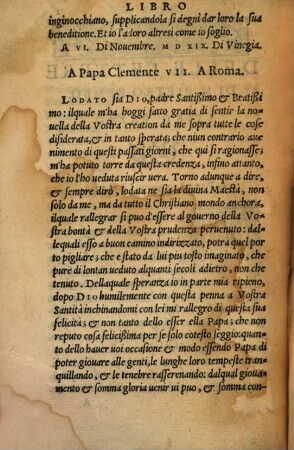 Delle Lettere Di M. Pietro Bembo, A Sommi Pontefici A Cardinali Et Ad Altri Signori Et Persone Ecclesiastice scritte, 1