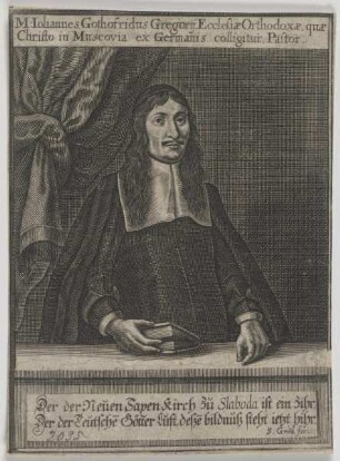 Bildnis des Iohannes Gothofridus Gregorij