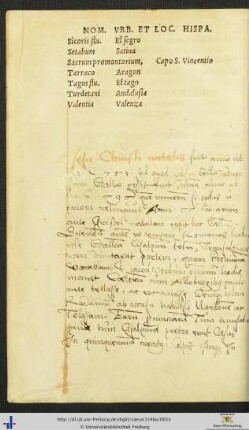 Handschriftliche Erläuterungen