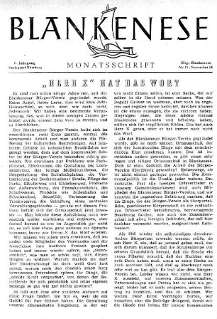 Nummer 11 : November 1954