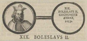 Bildnis des Boleslavs II., König von Polen