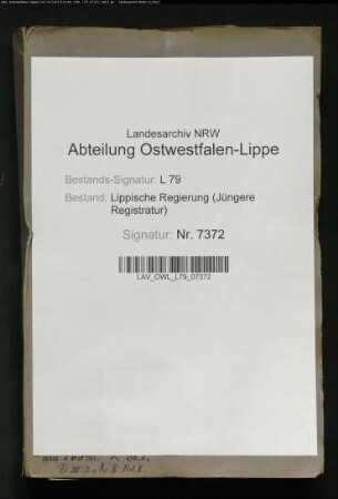 Öffentliche Gebäude im Baukreis Lemgo / Amt Brake, Verwaltungsamt Brake - Band 1