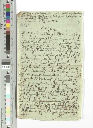 Brief an Franz Claudius