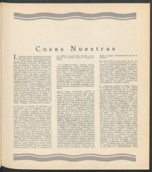 Cosas Nuestras