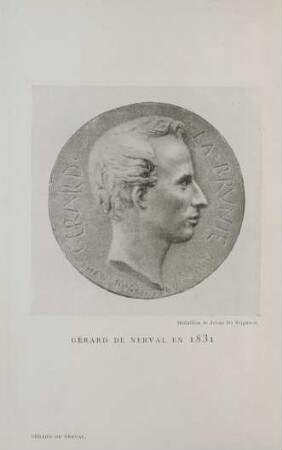 Gérard de Nerval en 1831