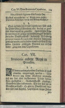 Cap. VII. Brunonis andere Reyse in Preussen