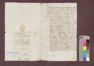 Conrad Küeffer und alt Hans Bollinger von Ebringen verkaufen der Herrschaft Ebringen (Kloster St. Gallen) 1 Viertel Acker zu Ebringen um 4 Gulden.