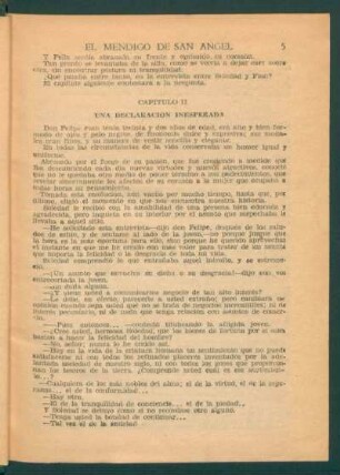 Capítulo II - Una declaración inesperada