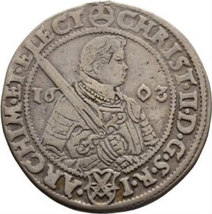 Münze, 1/2 Taler, 1603