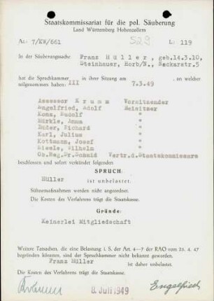 Hüller, Franz