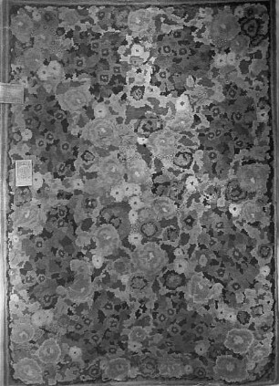 Wandteppich mit Blumenornament