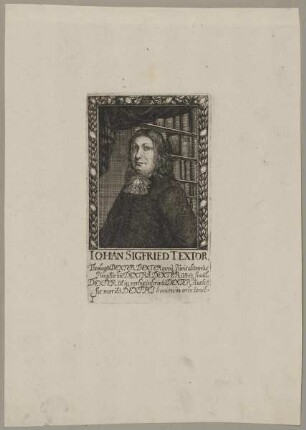 Bildnis des Iohan Sigfried Textor