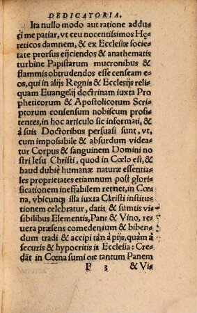 Pia Et In Verbo Dei Fundata Assertio, Declaratio & Confessio D. Pauli Eberi Kittingensis, Pastoris Ecclesiae Witebergensis, de sacratissima Coena Domini nostri Jesu Christi