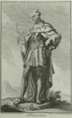 S. Venceslaus (nach einer Statue der Hofkirche)