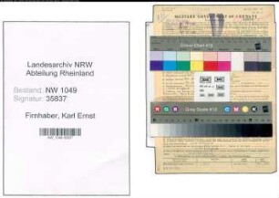 Entnazifizierung Karl Ernst Firnhaber , geb. 29.06.1904 (Kaufmaennischer Angestellter)