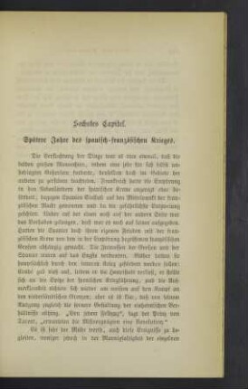Sechstes Capitel.