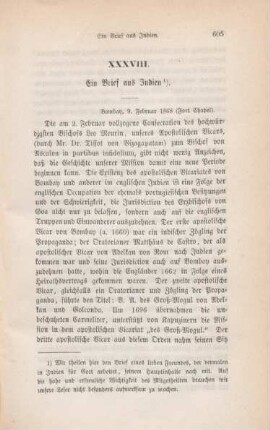 605-611 Ein Brief aus Indien