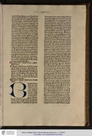 Incipit liber septimus de deo.
