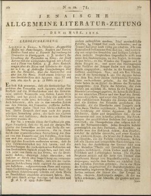 Num. 71. Den 25. März 1805