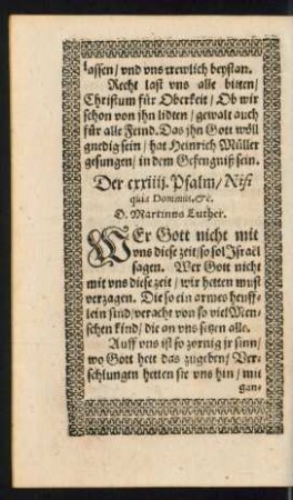 Der cxxiiii. Psalm ...
