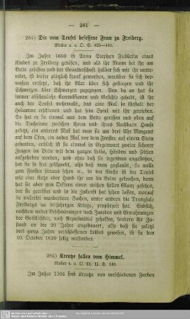 285. Kreutze fallen vom Himmel