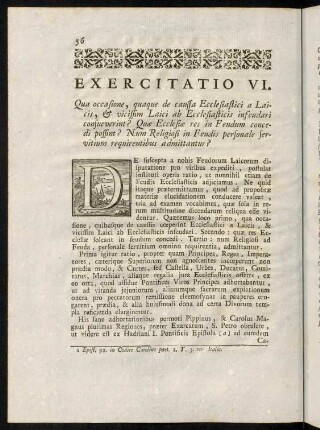 56-71, Exercitatio VI.