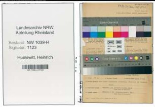 Entnazifizierung Heinrich Huelswitt , geb. 15.11.1911 (Angestellter)