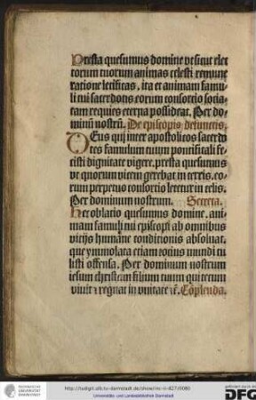 De episcopis defunctis.