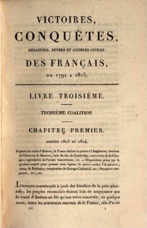 Victoires, conquêtes, désastres, revers et guerres civiles des Français de 1792 à 1815, Tome Quinzième