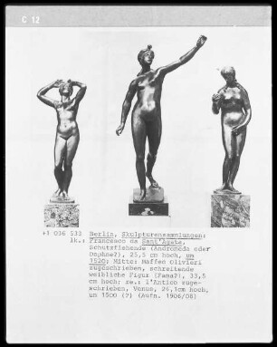 Schreitende weibliche Figur