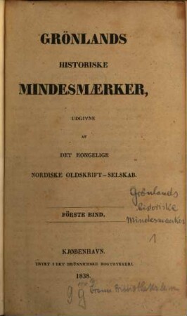 Grönlands historiske mindesmaerker, 1
