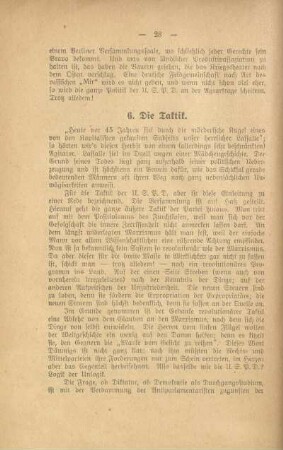 6. Die Taktik