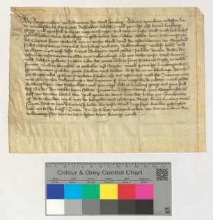 Bürgermeister und Ratsmannen von Lüneburg verkaufen Abt Ludelve und Prior Johann zu St. Michaelis, Testamentsvollstrecker des ehemaligen Mönchs daselbst Segeband Sack, für 300 Lübische Mark eine Rente von 18 Mark auf Wiederkauf.