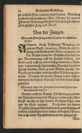 Von der Zungen.
