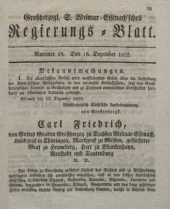 Nr. 18 : 18. Dezember 1832