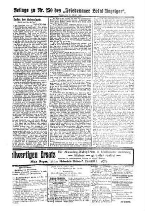 Beilage zu Nr. 250