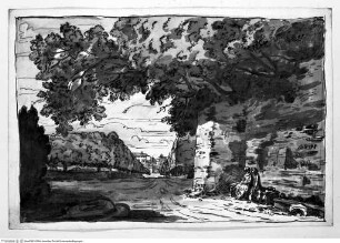 Skizzenalbum Band 2Castel Gandolfo, Villa des Domitian - Album Giani (II)