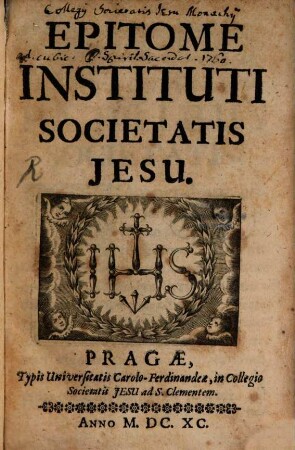 Epitome Instituti Societatis Jesu
