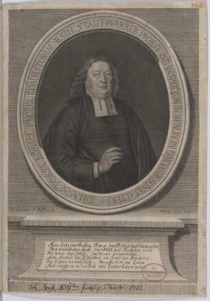 Bildnis des Iohann Porst