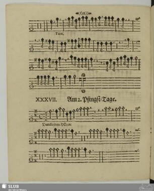 XXXVII. Danket dem Herrn denn er ist freundlich