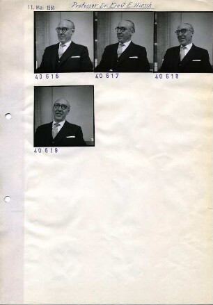 Portraitserie Ernst Hirsch