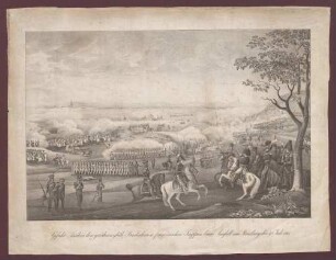 "Gefecht zwischen den grosherzoglich Badischen und französischen Truppen beim Ausfall aus Strasburg den 9ten Juli 1815."
